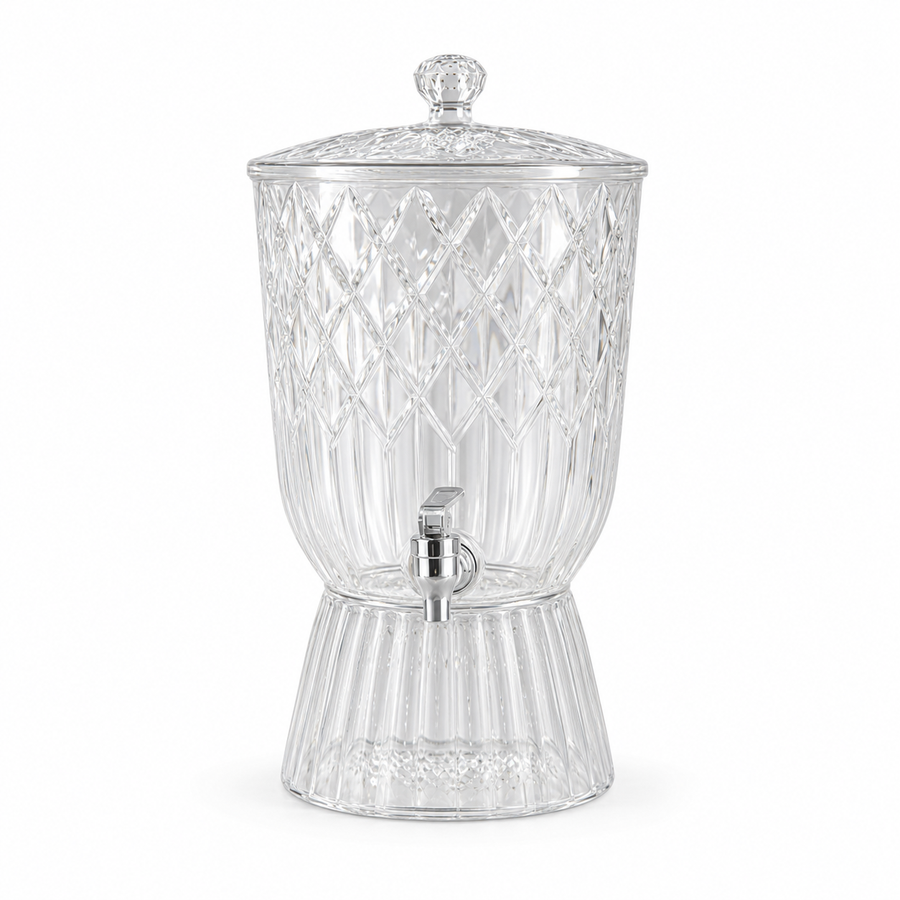 8L Crystal Water Dispenser on White Background