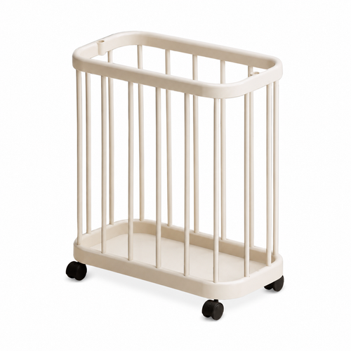 Living Master laundry basket trolley on white background