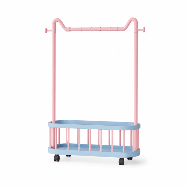 Cat Ear Clothes Rack on White Background