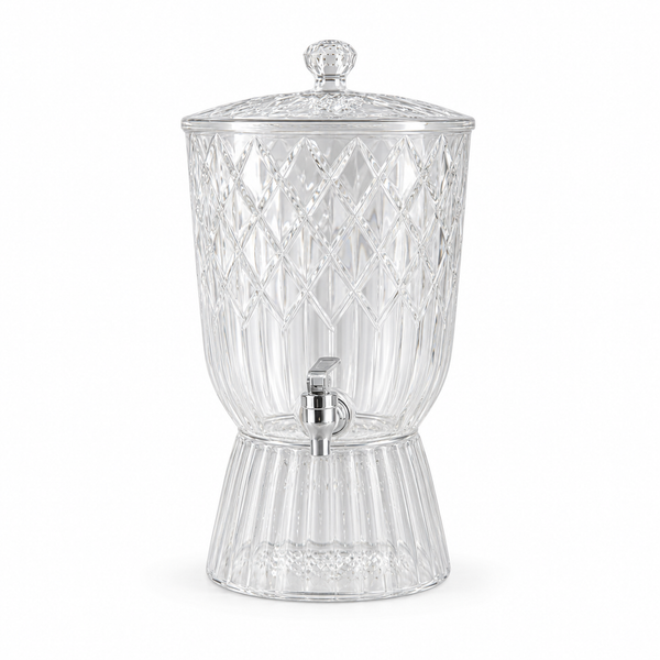 8L Crystal Water Dispenser on White Background